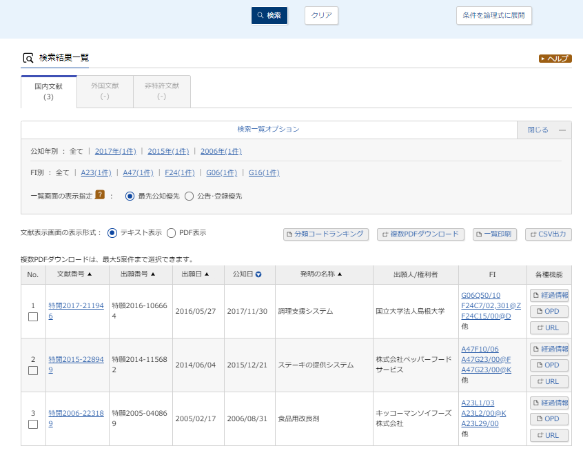 調査結果でいきなりステーキのペッパーフードサービスが見つかりました。