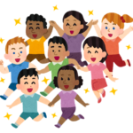 走る世界の子どもたち