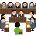 裁判と行方を見守る人たち