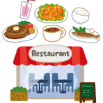 レストランと料理
