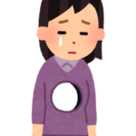 心にぽっかり穴が開いた女性